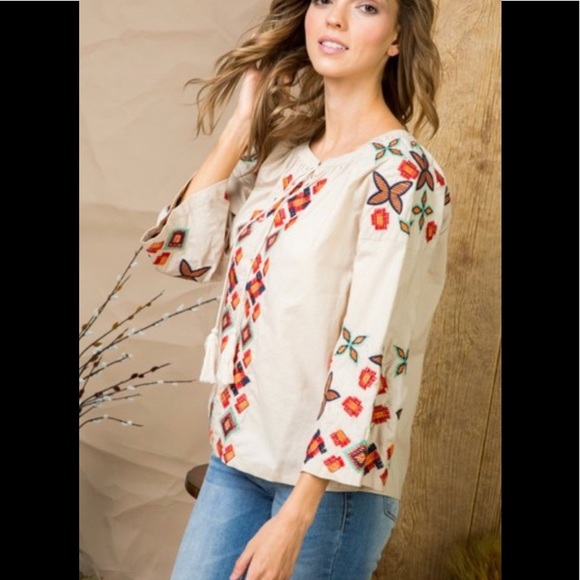 SALLY Embroidered top - Picture 4 of 5